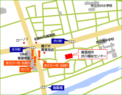 勤労福祉会館(渋川センター) 周辺地図