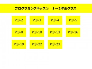 プログラミングキッズ　①