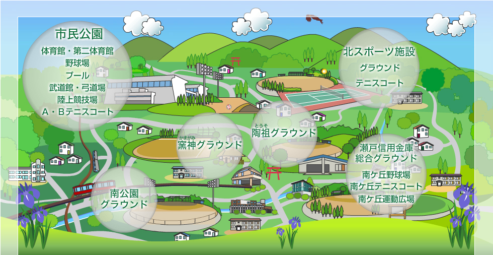 瀬戸市スポーツ施設メイン画像